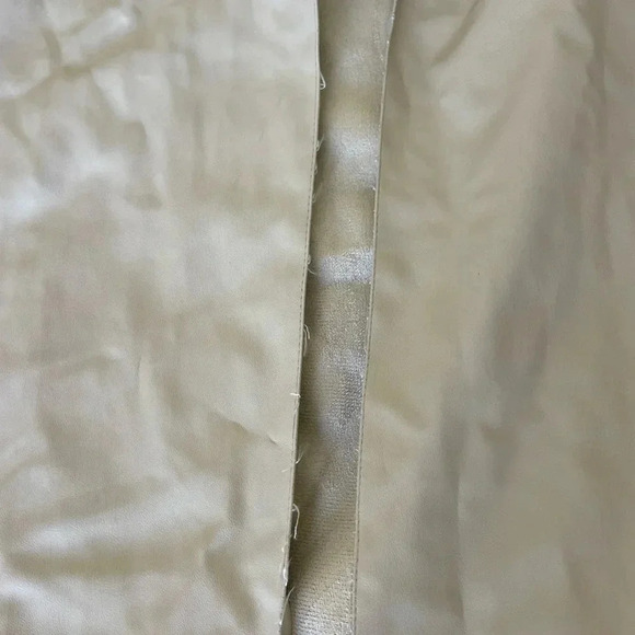 Zara beige faux leather long open coat - Picture 4 of 10